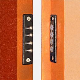 Coppia contatti elettrici a 4 poli per porta tagliafuoco Ninz 2608002.002 2