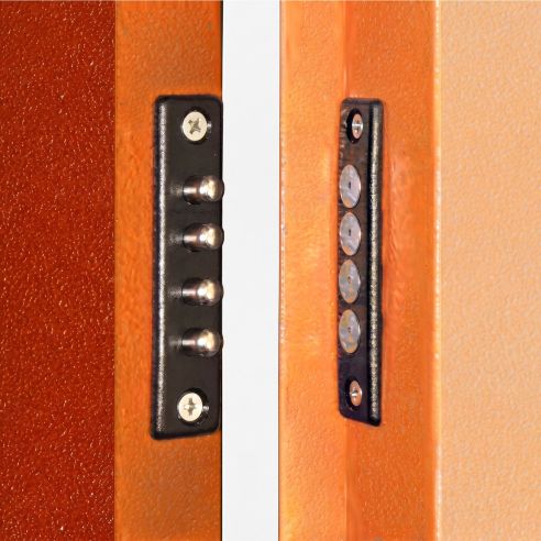 Coppia contatti elettrici a 4 poli per porta tagliafuoco Ninz 2608002.002