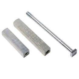 Set perno quadro 9x9 mm per maniglia e maniglione antipanico Ninz 3105002.001 2