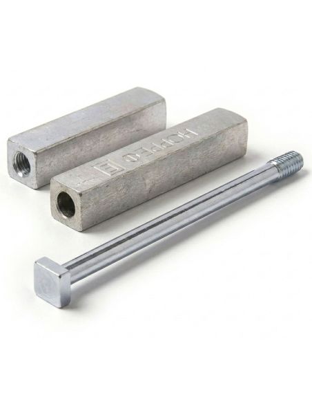 Set perno quadro 9x9 mm per maniglia e maniglione antipanico Ninz 3105002.001