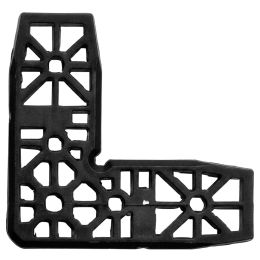 Giunto Angolo PE Ninz 4212035.001 81x81mm per Porta Proget