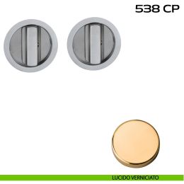 Placche incasso tonde con doppio nottolino Reguitti 538 2