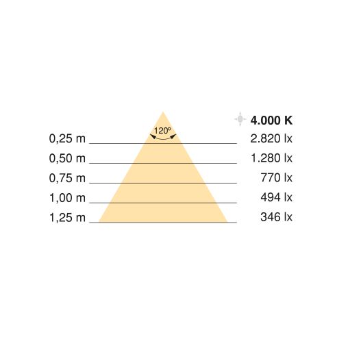 Emuca Kit striscia LED Neonlynx H 12x5 per cucina, Lunghezza 5.000mm, Luce Bianco naturale 4.000K, Sensore switch di prossimità 
