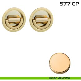 Placche incasso tonde con doppio nottolino ad anello Reguitti 577 2
