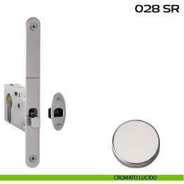 Serratura con foro yale bordo tondo entrata 50 mm Reguitti 028SR 2