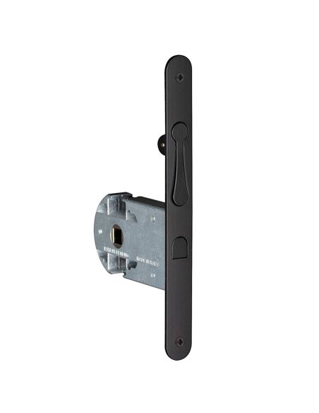 Serratura per porte scorrevoli con trascinatore integrato nel frontale Reguitti S01SR