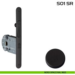 Serratura per porte scorrevoli con trascinatore integrato nel frontale Reguitti S01SR 2