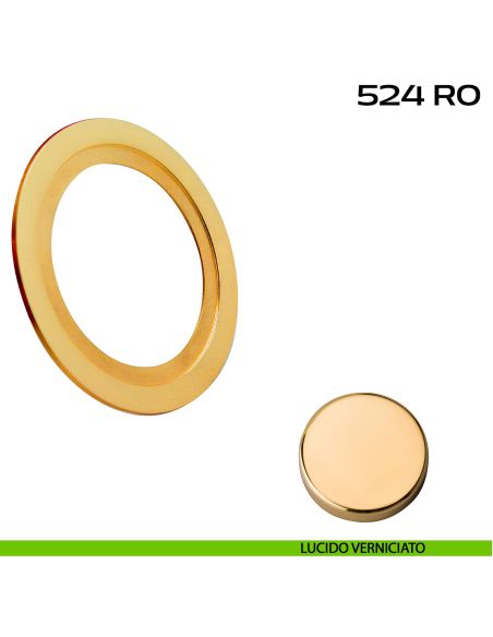 Cornice per placche con incasso diametro 48 mm Reguitti 524RO lucido