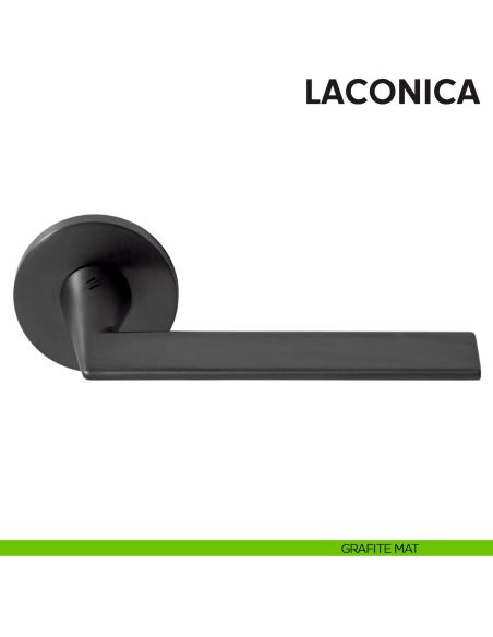 Maniglia per porta Laconica Colombo Design grafite mat