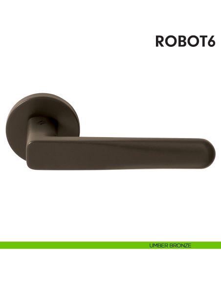 Maniglia per porta Robot6 Colombo Design umber bronze