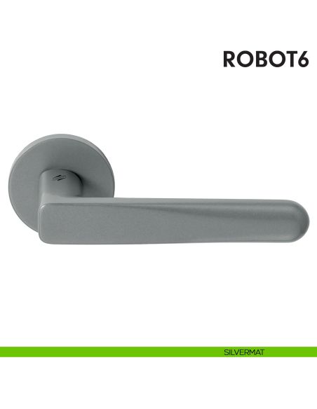 Maniglia per porta Robot6 Colombo Design silvermat