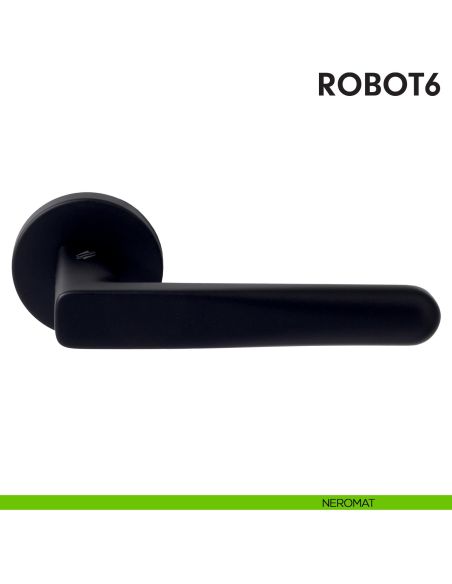 Maniglia per porta Robot6 Colombo Design neromat
