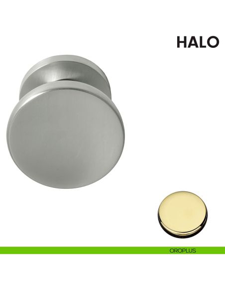 Pomolo per porta Halo girevole Colombo Design oroplus