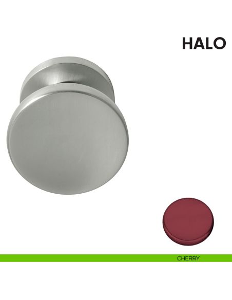 Pomolo per porta Halo girevole Colombo Design cherry