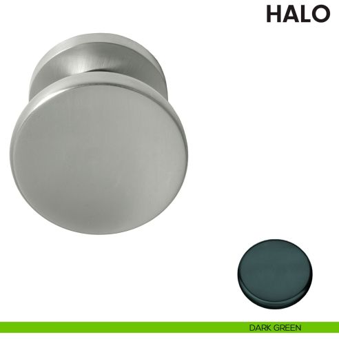Pomolo per porta Halo fisso Colombo Design dark green