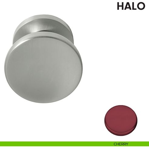 Pomolo per porta Halo fisso Colombo Design cherry