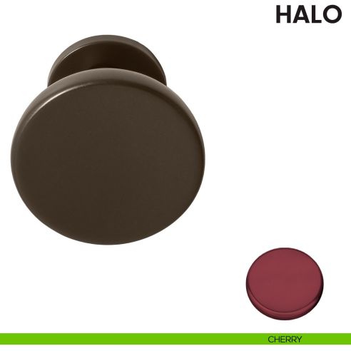 Pomolo per porta Halo fisso Ø72 Colombo Design cherry