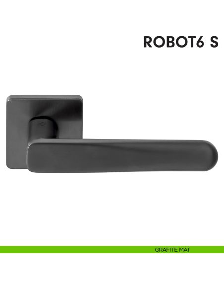 Maniglia per porta Robot6 S Colombo Design grafite mat