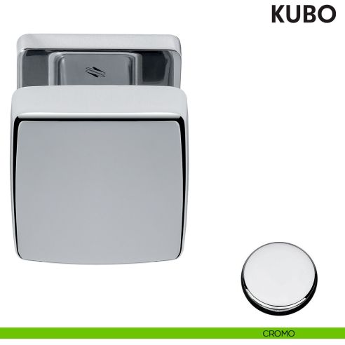 Pomolo per porta Kubo girevole Colombo Design cromo
