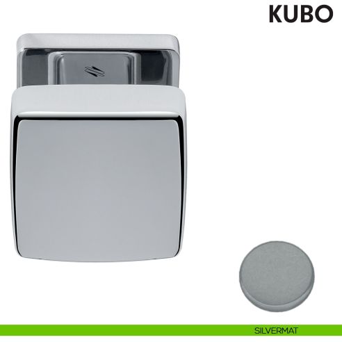 Pomolo per porta Kubo girevole Colombo Design silvermat