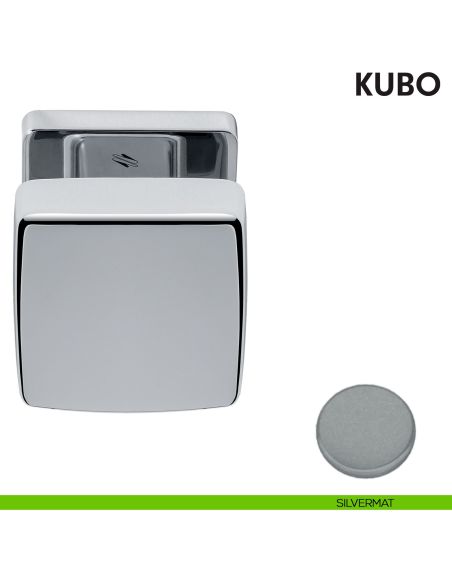 Pomolo per porta Kubo girevole Colombo Design silvermat