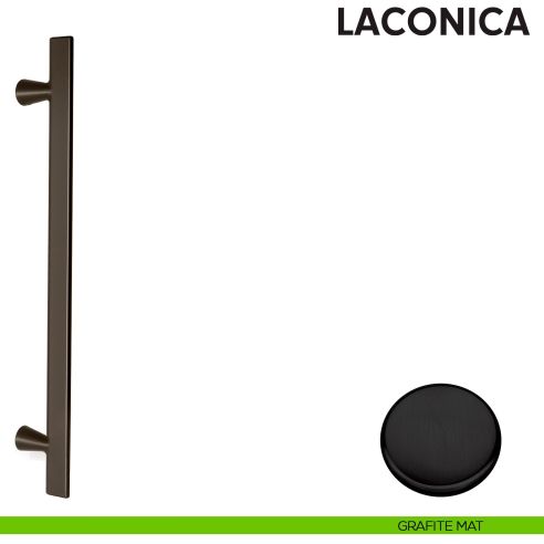 Maniglione per porta Laconico Colombo Design grafite mat
