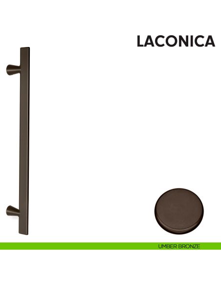 Maniglione per porta Laconico Colombo Design umber bronze
