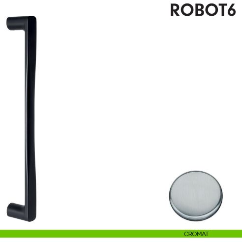 Maniglione per porta Robot6 Colombo Design cromat