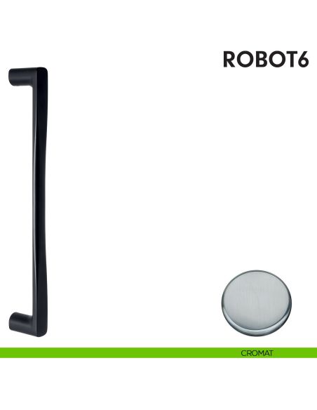 Maniglione per porta Robot6 Colombo Design cromat