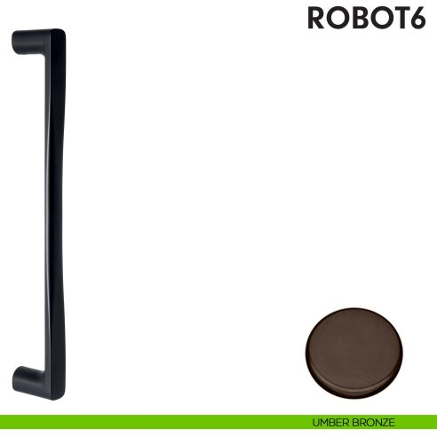 Maniglione per porta Robot6 Colombo Design umber bronze