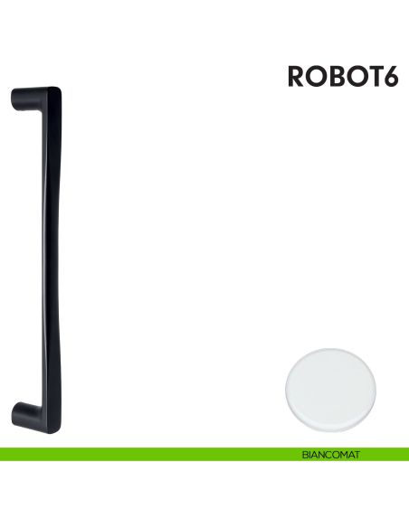 Maniglione per porta Robot6 Colombo Design biancomat