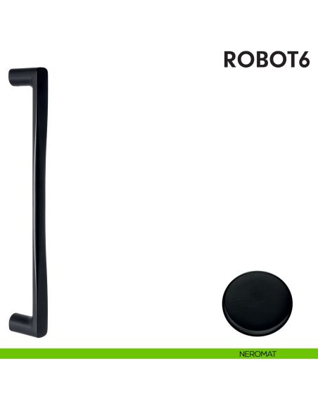 Maniglione per porta Robot6 Colombo Design neromat