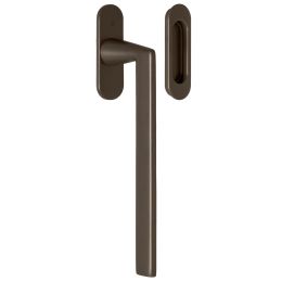Maniglione per alzante scorrevole AM313/0 singolo Colombo Design con placca minimale Zero Evolution