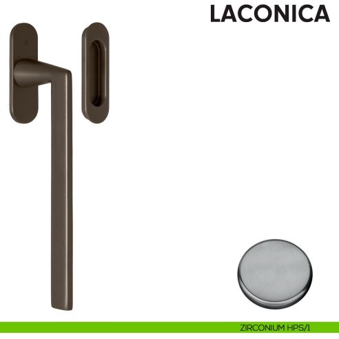 Maniglione per alzante scorrevole AM313/0 singolo Colombo Design con placca minimale Zero Evolution hps