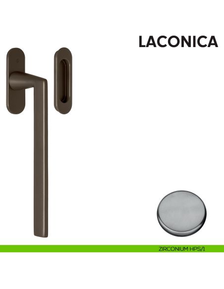 Maniglione per alzante scorrevole AM313/0 singolo Colombo Design con placca minimale Zero Evolution hps
