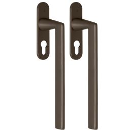 Maniglione per alzante scorrevole AM413Y/0 accoppiato Colombo Design con placca minimale Zero Evolution