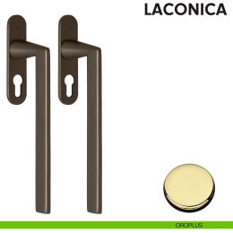 Maniglione per alzante scorrevole AM413Y/0 accoppiato Colombo Design con placca minimale Zero Evolution 2