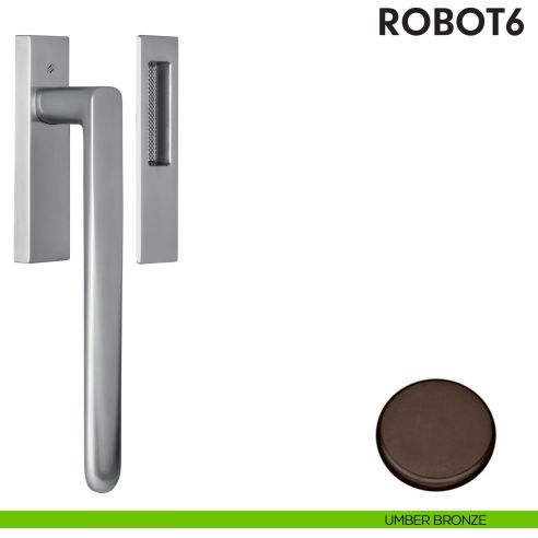 Maniglione per alzante scorrevole ID713 Q singolo Colombo Design umber bronze