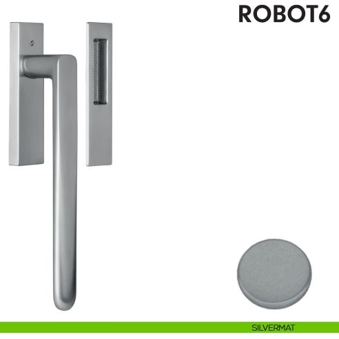 Maniglione per alzante scorrevole ID713 Q singolo Colombo Design silvermat
