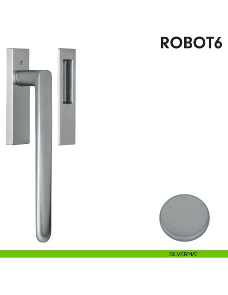 Maniglione per alzante scorrevole ID713 Q singolo Colombo Design silvermat