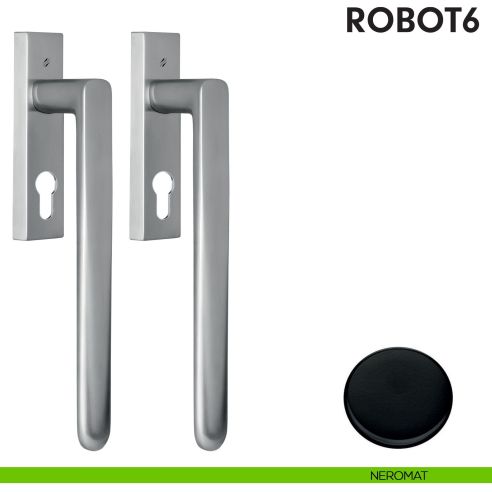 Maniglione per alzante scorrevole ID813 YQ accoppiato Colombo Design neromat