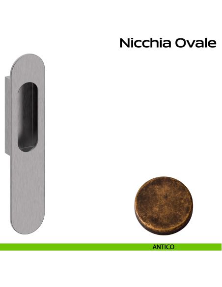 Nicchia ovale per alzante scorrevole singolo cieco Reguitti