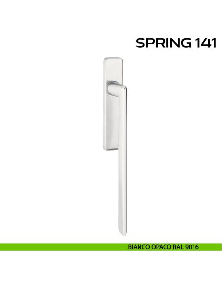 Maniglione per alzante scorrevole Spring 141 Q singolo senza nicchia bianco