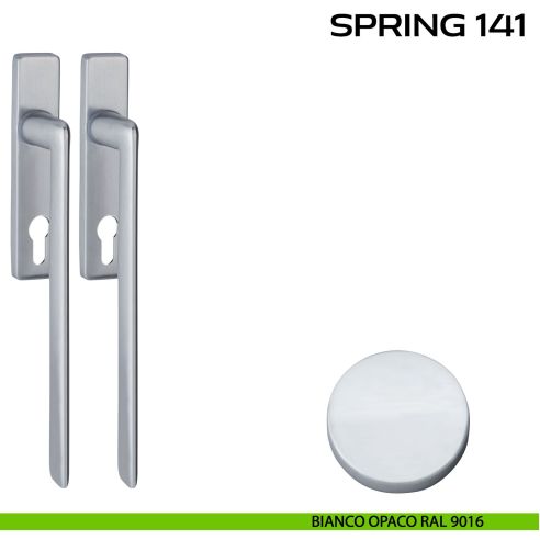 Maniglione per alzante scorrevole Spring 141 Q Reguitti accoppiato bianco