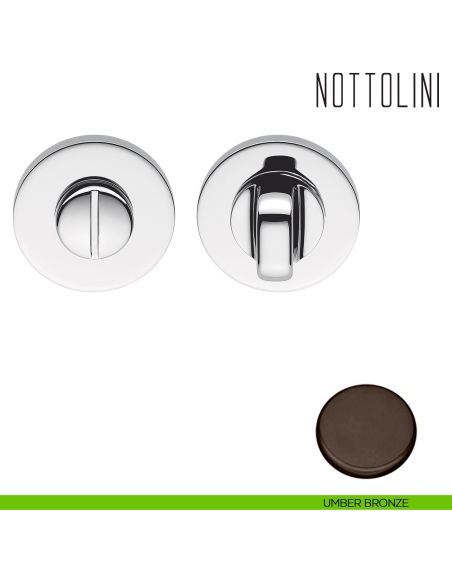 Nottolino per porta Colombo Design FF19 BZG umber bronze