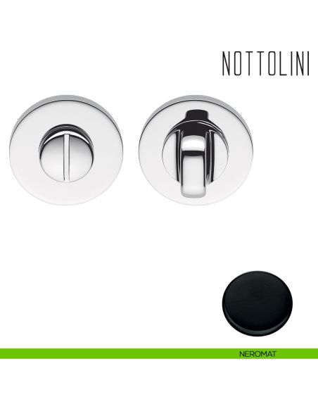 Nottolino per porta Colombo Design FF19 BZG neromat