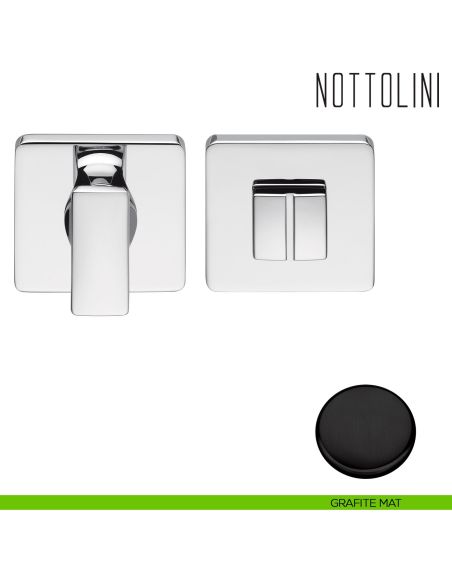 Nottolino per porta Colombo Design BT19 BZG grafite mat