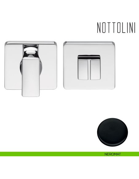 Nottolino per porta Colombo Design BT19 BZG neromat