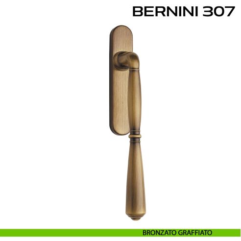 Maniglione per alzante scorrevole Bernini 307 singolo senza nicchia bronzato