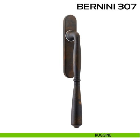Maniglione per alzante scorrevole Bernini 307 singolo senza nicchia ruggine